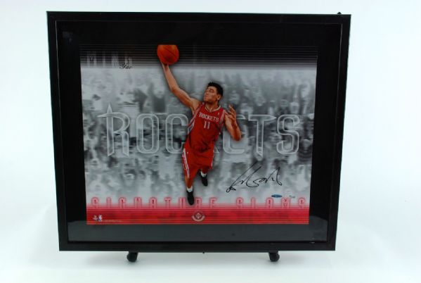 Yao Ming Autographed & Framed Photo UDA